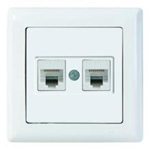 Internetipesa Multusan electric Daria (2-ne, RJ-45, valge, raamita)